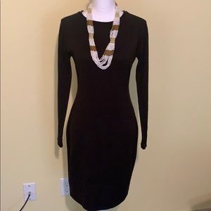 NWOT: M Black sweater dress